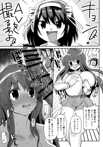[きぃう] AVを撮るキョンとみくる (涼宮ハルヒの憂鬱)