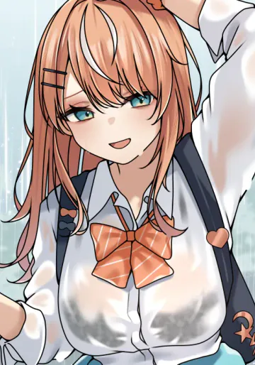 [あまみだれ] おねぇちゃんの友達のり○しぃが雨宿りに来た